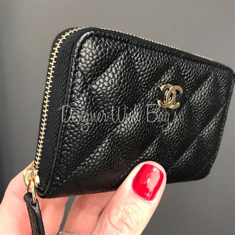 wallet purse chanel|Chanel zipped wallet small.